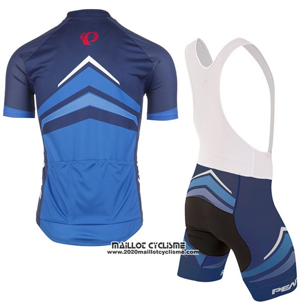 2017 Maillot Ciclismo Pearl Izumi Bleu Manches Courtes et Cuissard